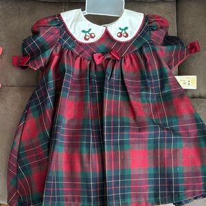 CUTE PLAID DRESS SZ 2T